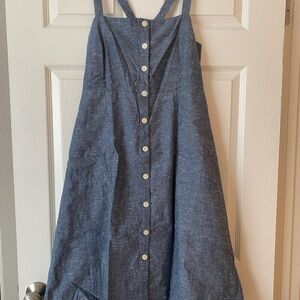 Madewell Button-down Linen Dress